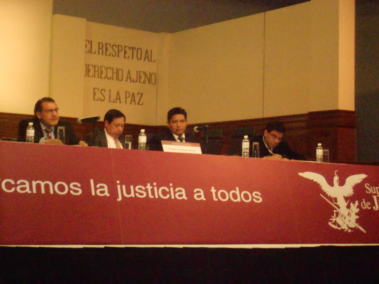 Conferencia en la Suprema Corte de Justicia de la Nación